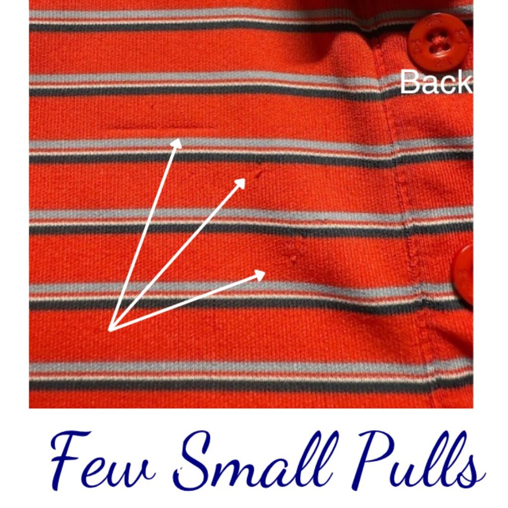 Under Armour Men’s Red Striped Polo Shirt Size Small Golf Active - Picture 6 of 6